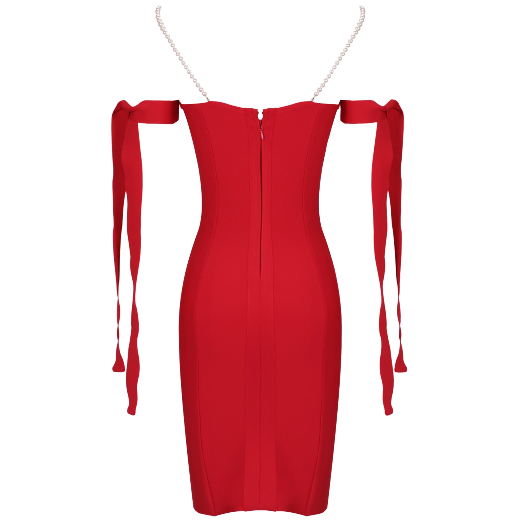 Strappy Short Sleeve Tie Bandage Dress PF20008