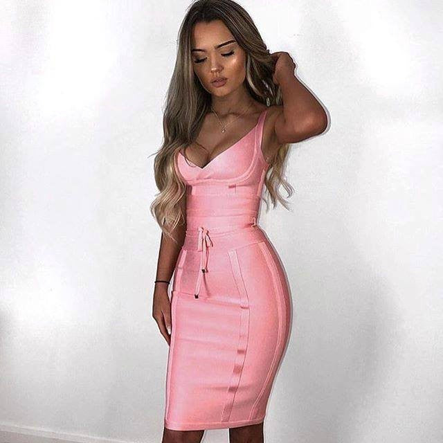 Classic Strappy Bandage Dress